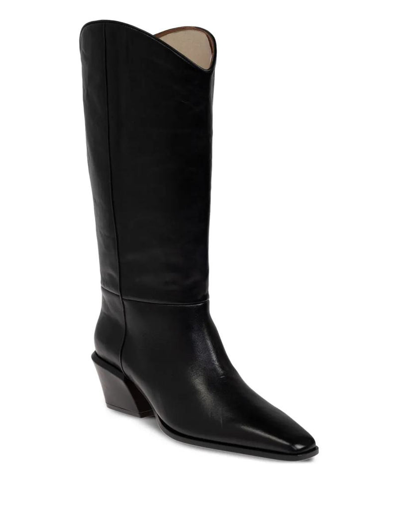 Paris Texas Bettina Leather Pointed Toe Boots 50Mm