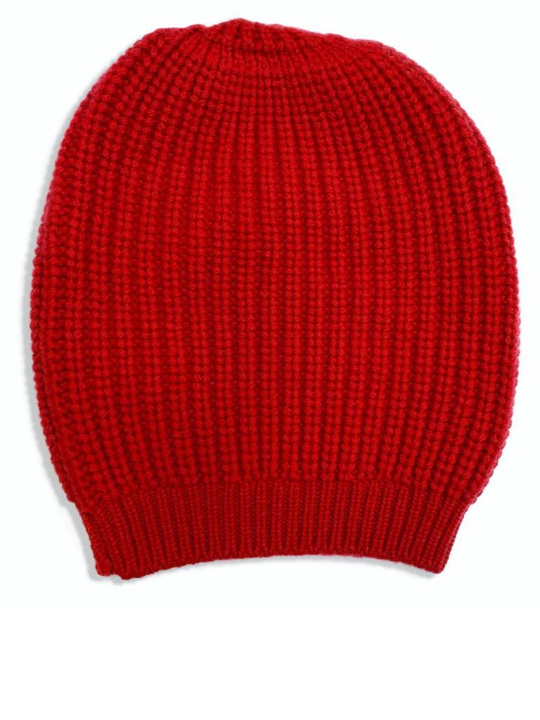 La Rose Cash Beanie Rosso