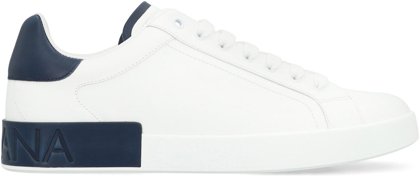Dolce & Gabbana Portofino Leather Sneakers