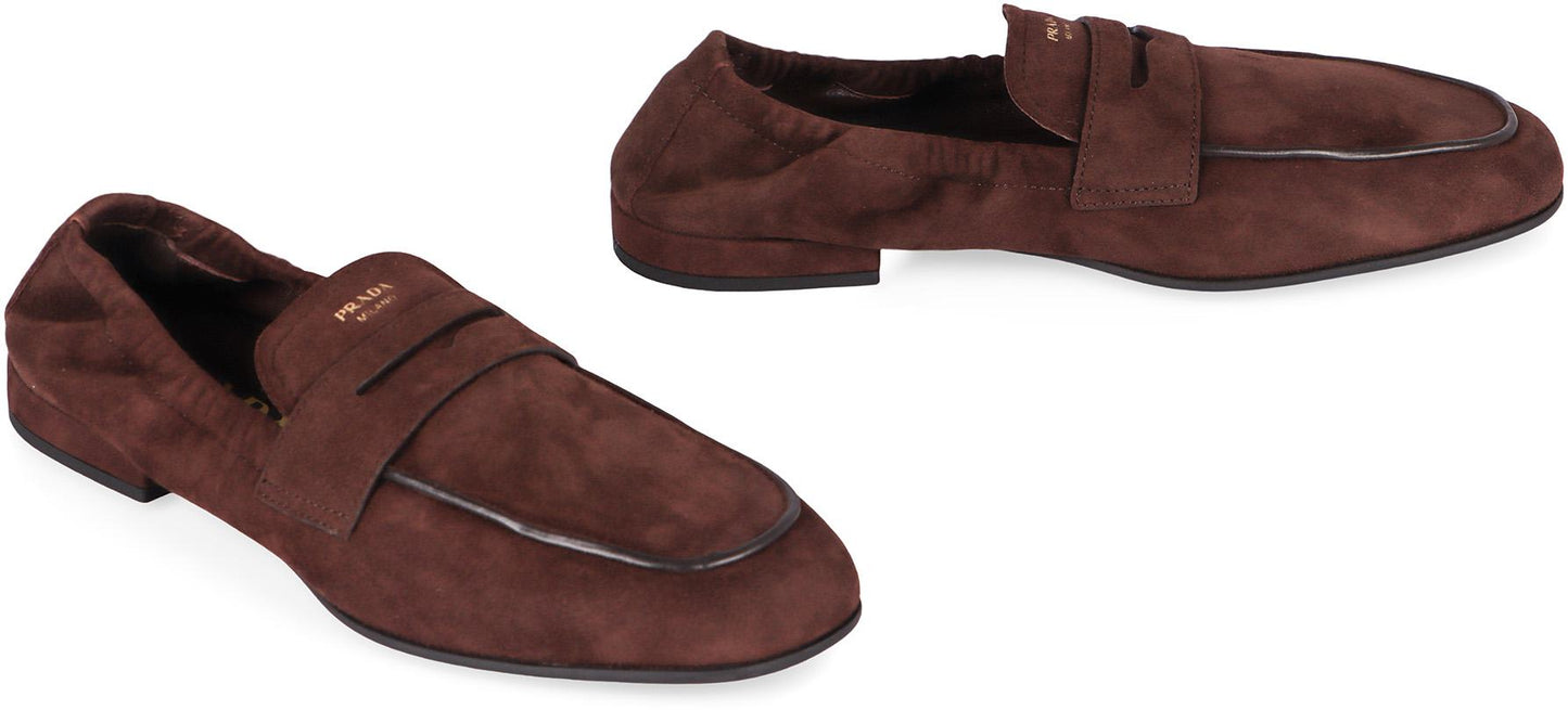 Prada Suede Loafers