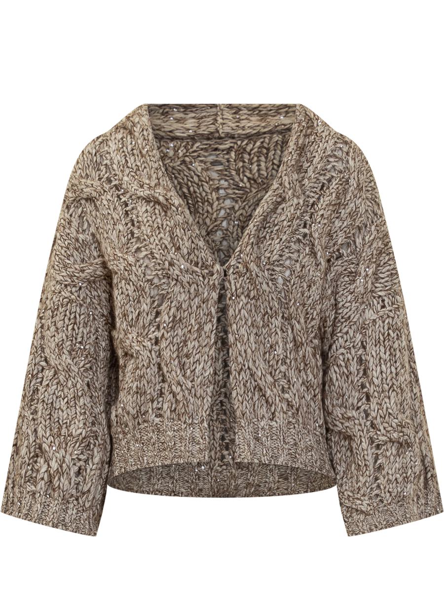 Brunello Cucinelli Brunello Cucinelli Knitted Short Cardigan
