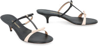 Salvatore Ferragamo Mini Bow Leather Mules