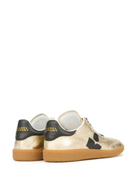 Isabel Marant Metallic Leather Kaycee Sneakers Shoes