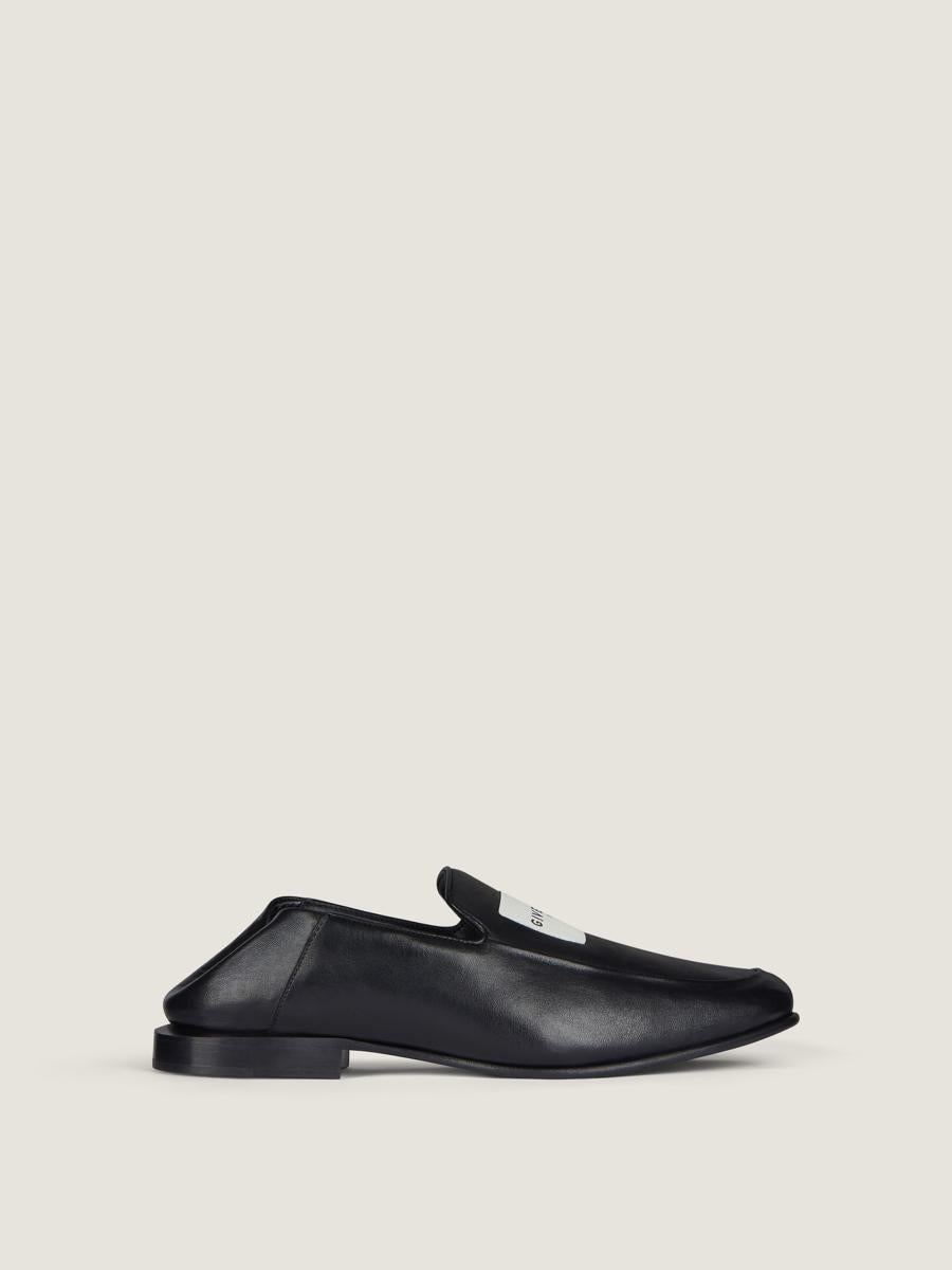 Givenchy "Label" Leather Loafers
