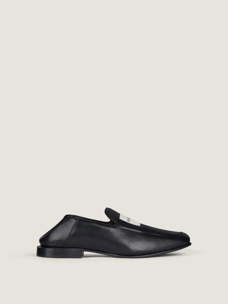 Givenchy "Label" Leather Loafers