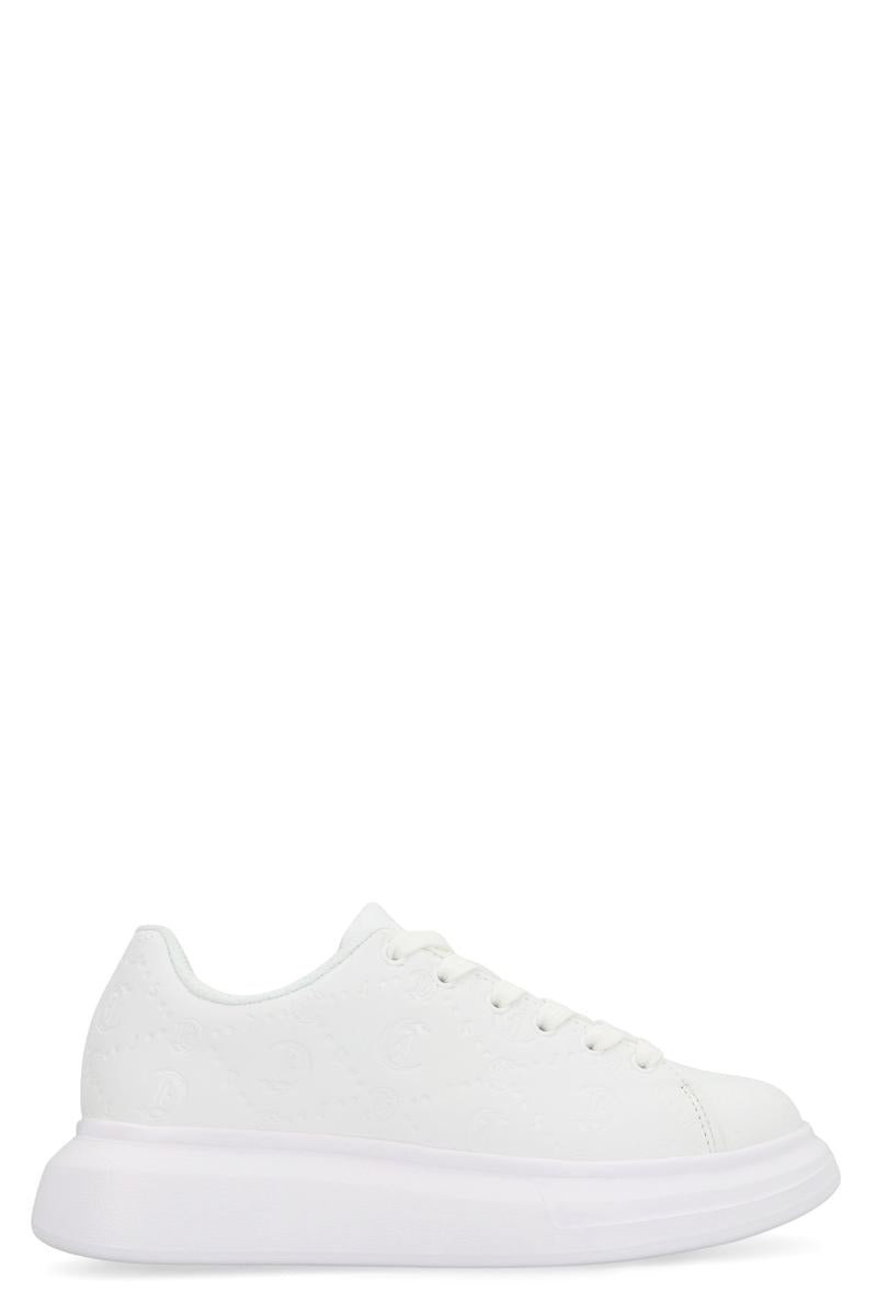 Just Cavalli Leather Low-Top Sneakers