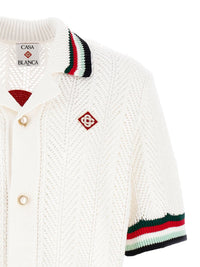 Casablanca 'Sporty Faux Crochet' Shirt