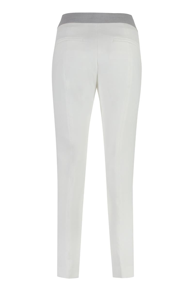 Peserico Stretch Gabardine Cigarette Trousers
