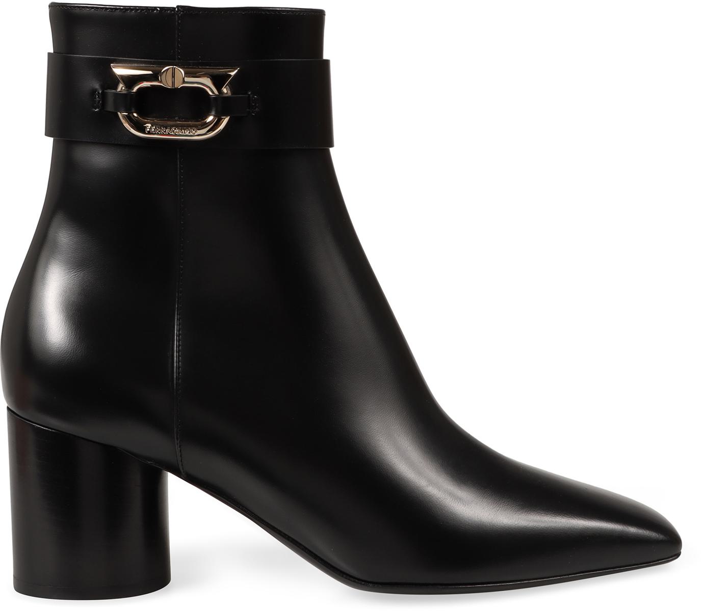 Salvatore Ferragamo Leather Ankle Boots