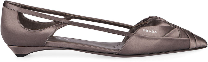 Prada Satin Ballet Flats