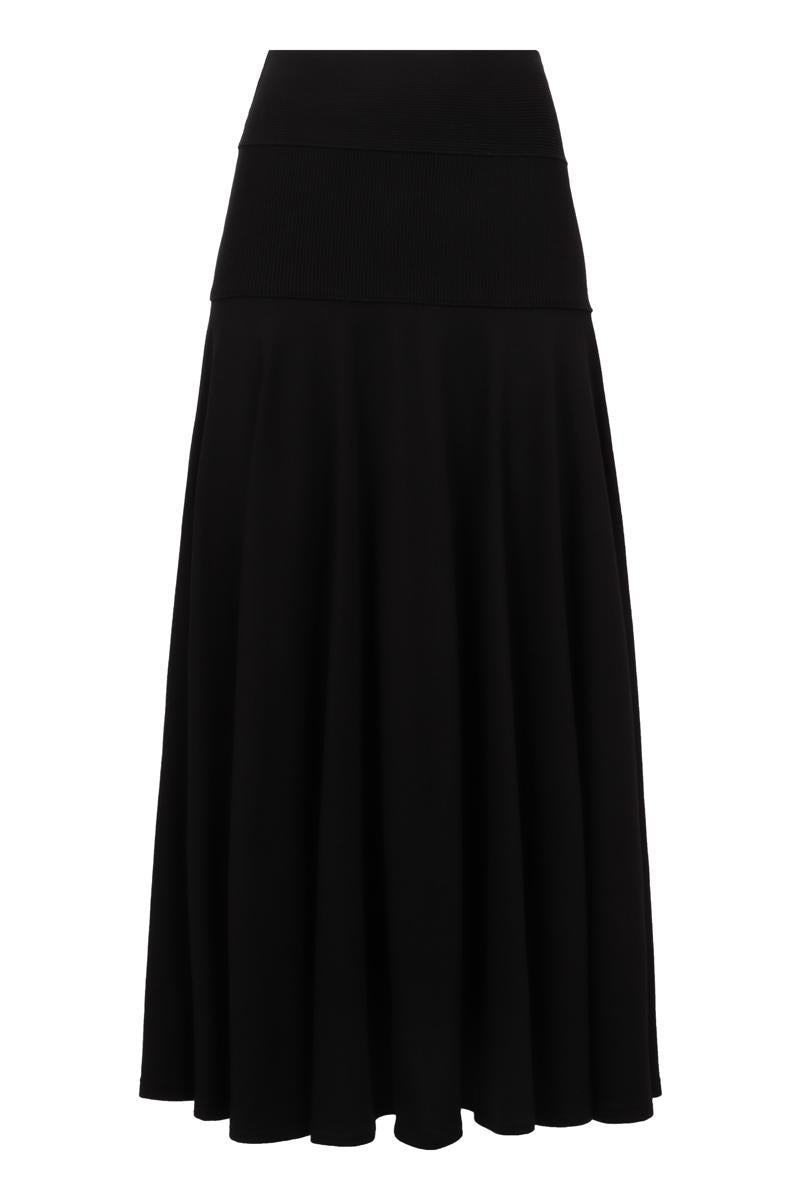 Plan C A-Line Midi Skirt