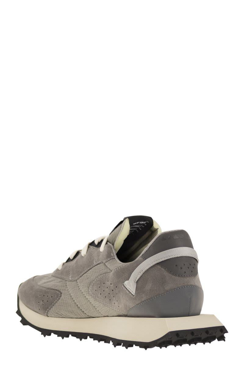 Run Of Oxygen M - Sneakers Suede, Canvas And Leather