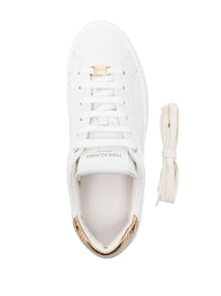 Salvatore Ferragamo Platform Leather Sneakers