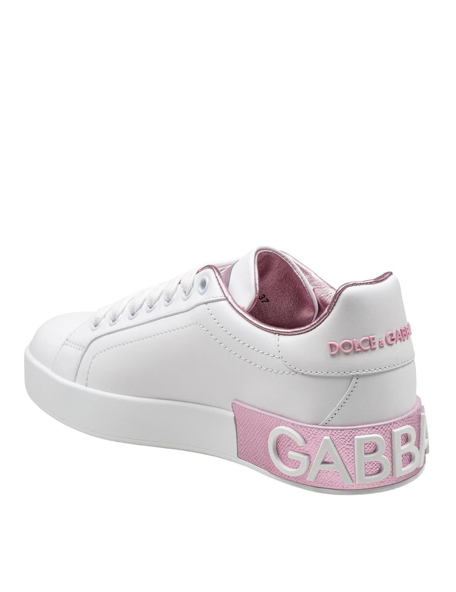 Dolce & Gabbana Portofino Sneakers In Nappa Leather
