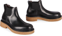 Bottega Veneta Haddock Leather Chelsea Boots