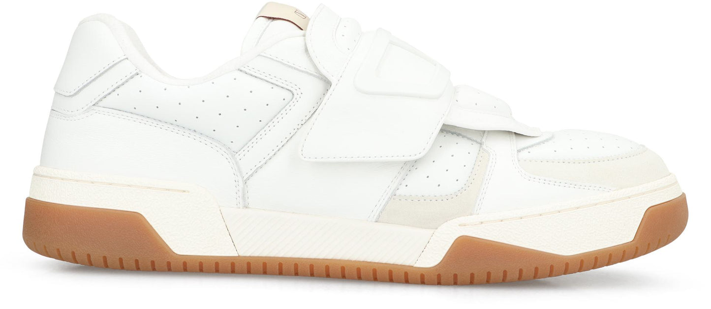 Valentino Garavani Joie De Jouer Leather Low-Top Sneakers