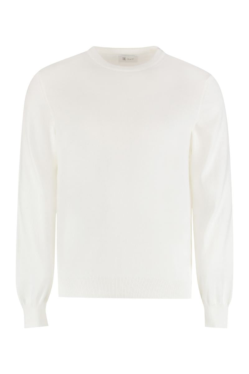 The (Alphabet) The (Knit) - Cotton Crew-Neck Sweater