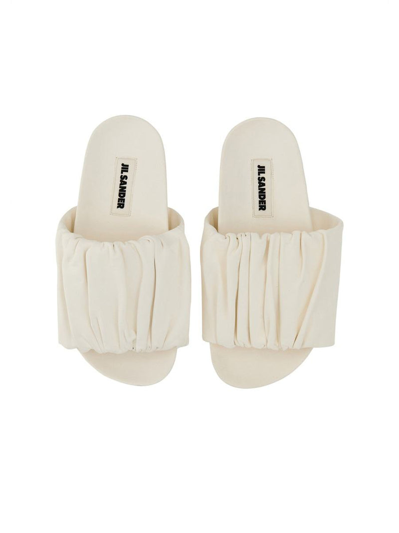 Jil Sander Low Leather Sandals
