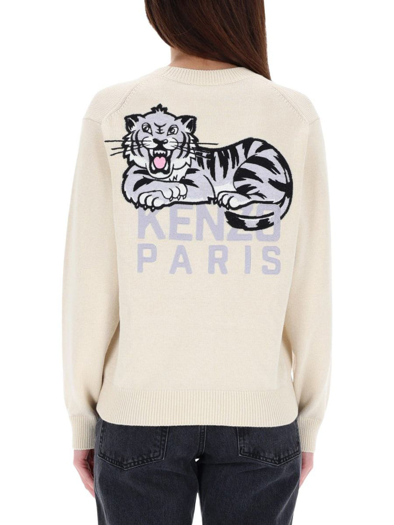 "Kenzo Happy Tiger" Cardigan