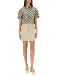 Burberry Denim Skirt