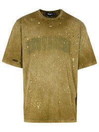DSQUARED2 Green Cotton T-Shirt