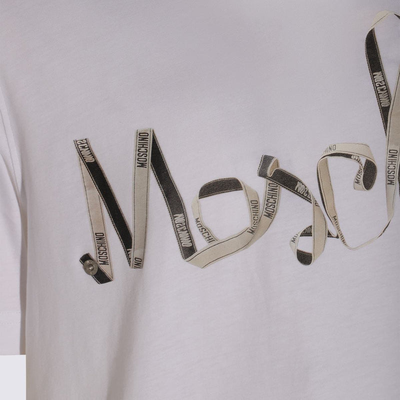 Moschino White Cotton T-Shirt