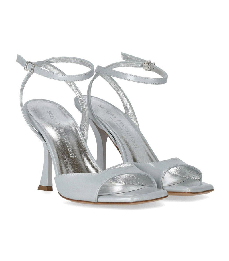 Sergio Levantesi Tania Pearl Grey Heeled Sandal