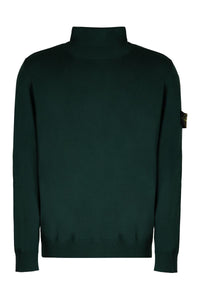 Stone Island Virgin Wool Turtleneck Sweater