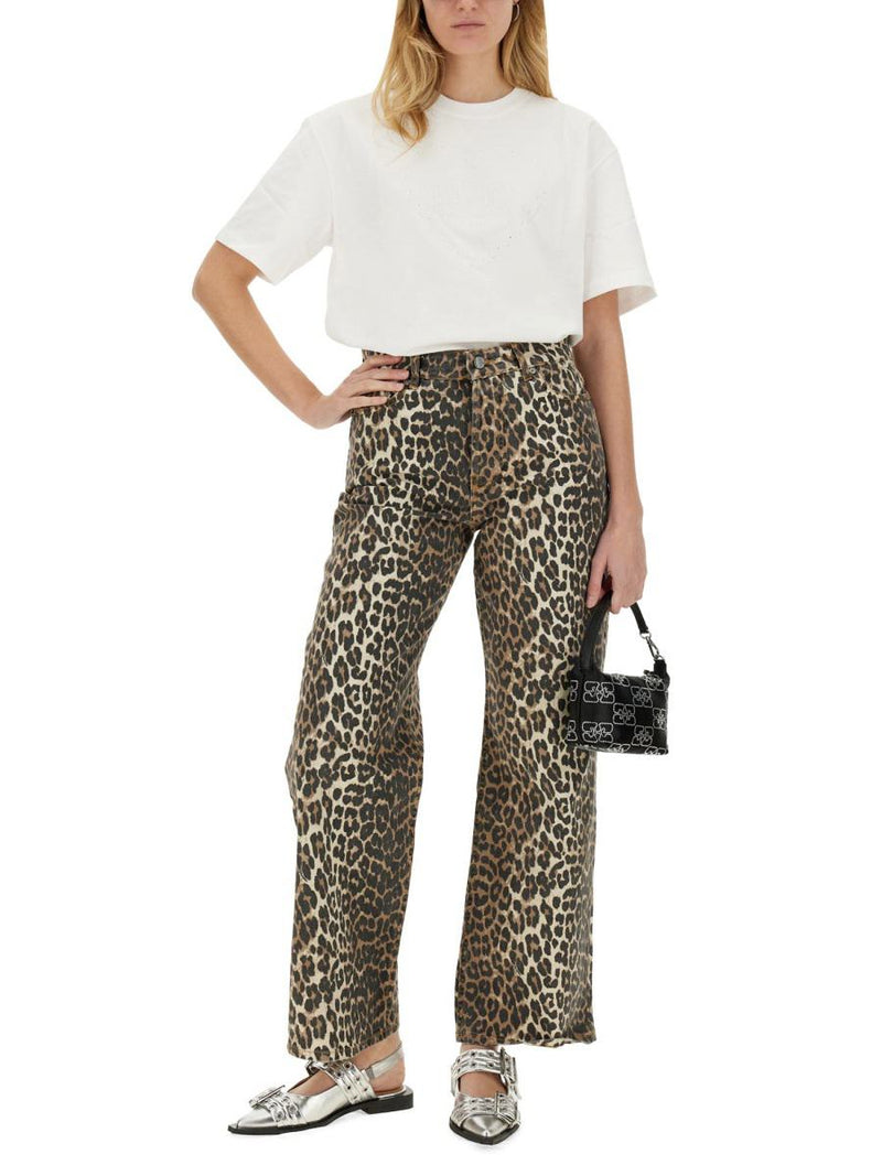 Ganni T-Shirt "Heart"