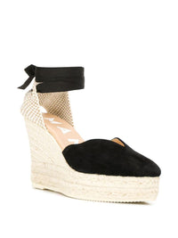 Manebí Hamptons Suede Heart-Shaped Wedge Espadrilles