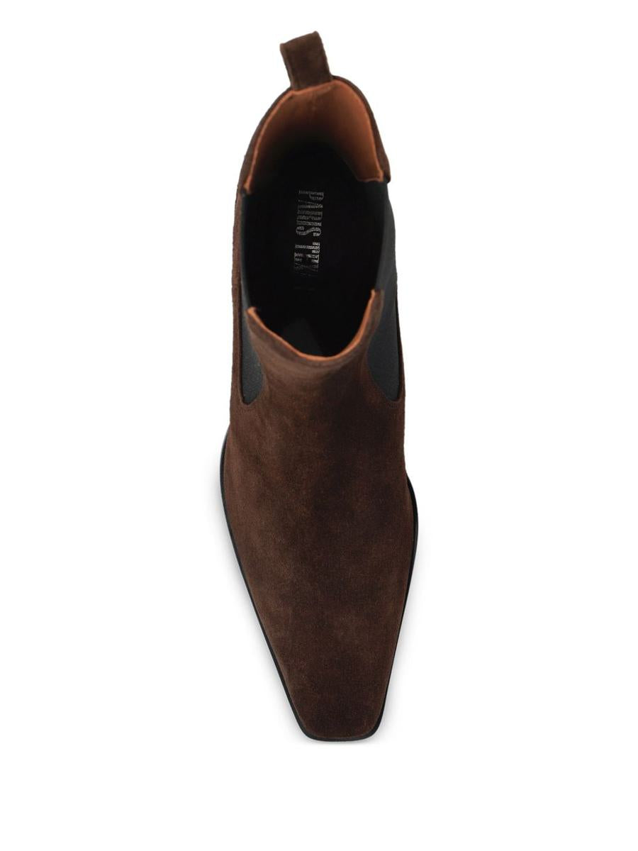 Paris Texas Brown Suede Ankle Boots