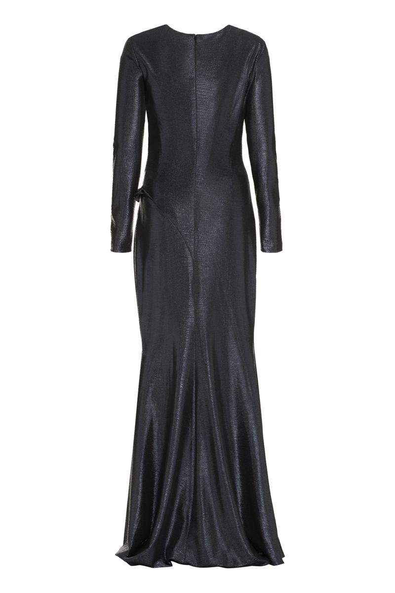 Talbot Runhof Draped Dress