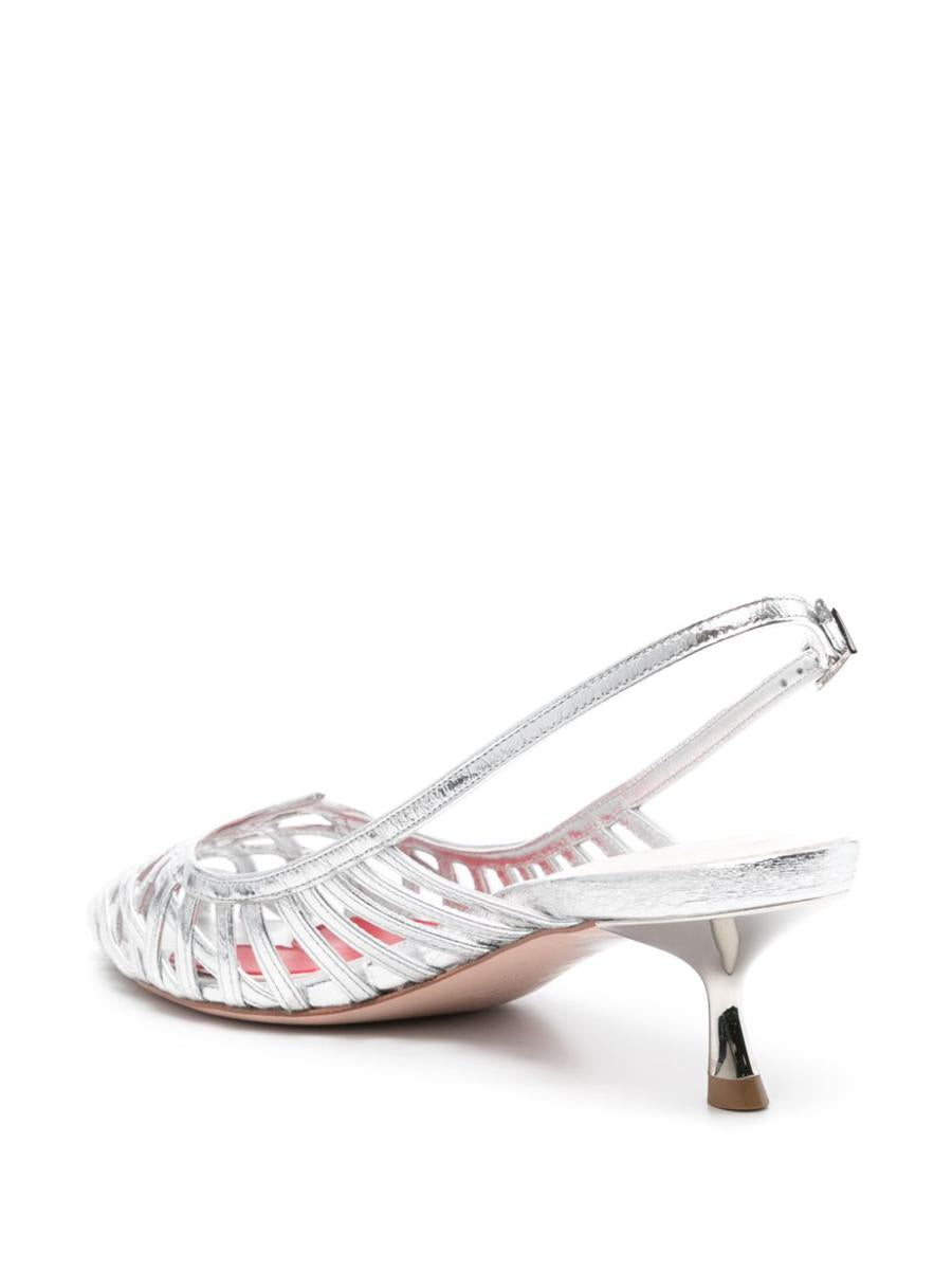 Roger Vivier I Love Vivier Leather Slingback Pumps