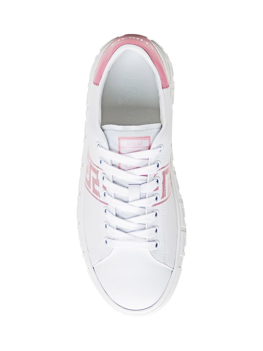 Versace Greek Sneaker With Crystals