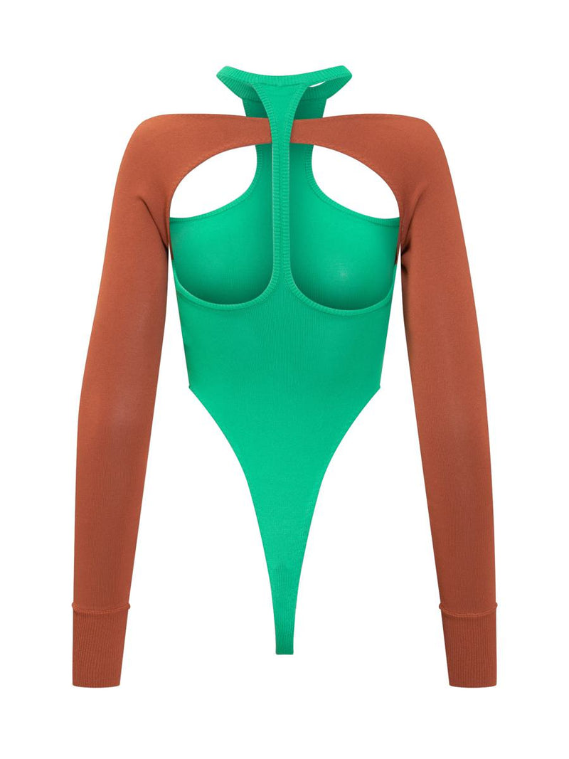 Alessandro Vigilante Two-Tone Bodysuit