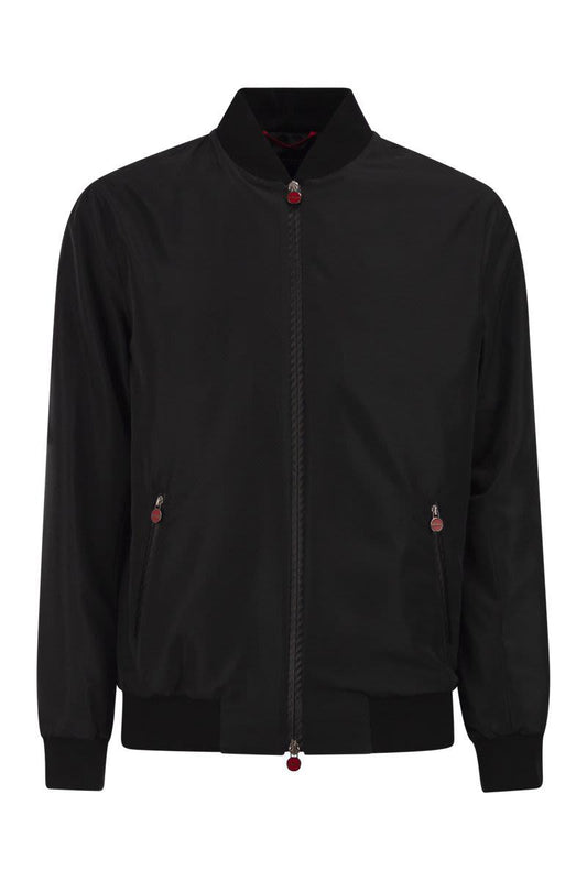 Kiton Sea - Bomber Jacket In Technical Fabric