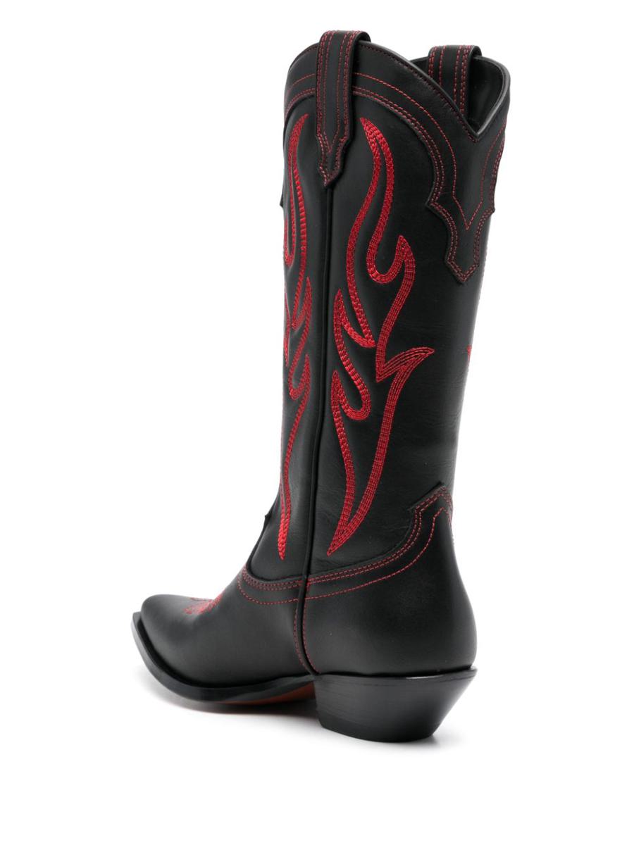 Sonora Embroidered Suede Western Boots