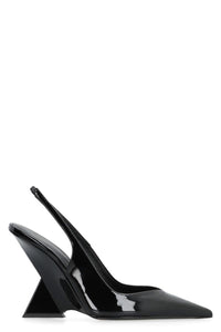 The Attico Cheope Patent Leather Slingback Pumps