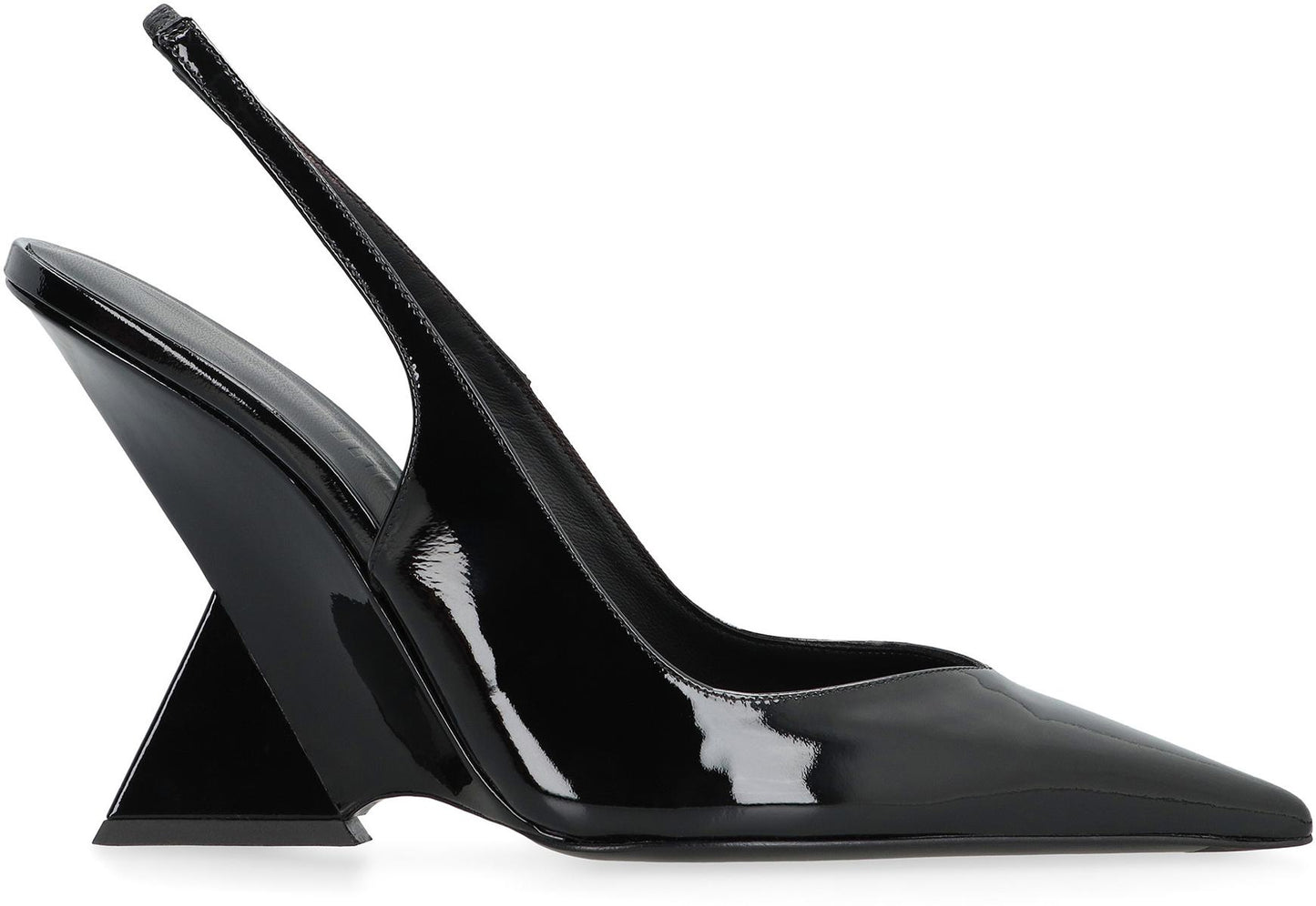 The Attico Cheope Patent Leather Slingback Pumps