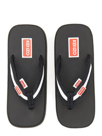 Kenzo Slide Sandal With Logo