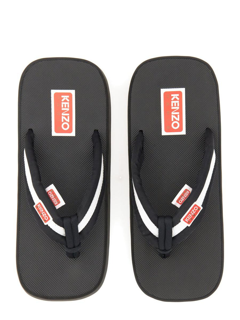 Kenzo Slide Sandal With Logo