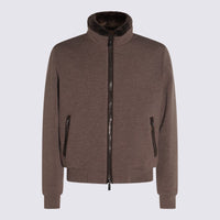 Moorer Brown Wool Bellati Casual Jacket