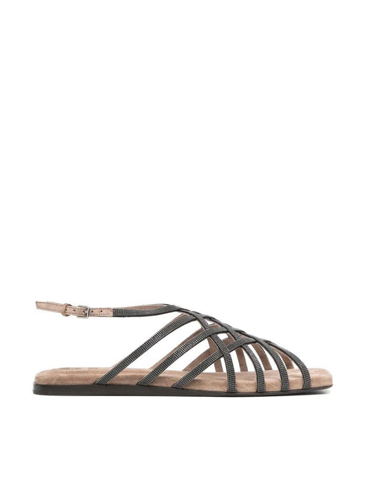 Brunello Cucinelli Cross Sandals Shoes