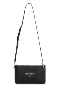 Dolce & Gabbana Necessaire Leather Flat Pouch