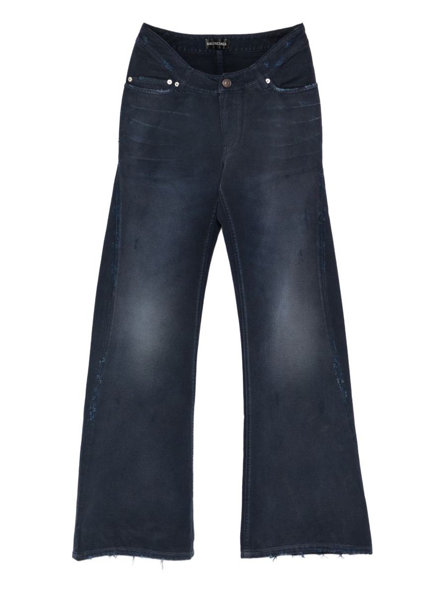 Balenciaga Curved Denim Jeans