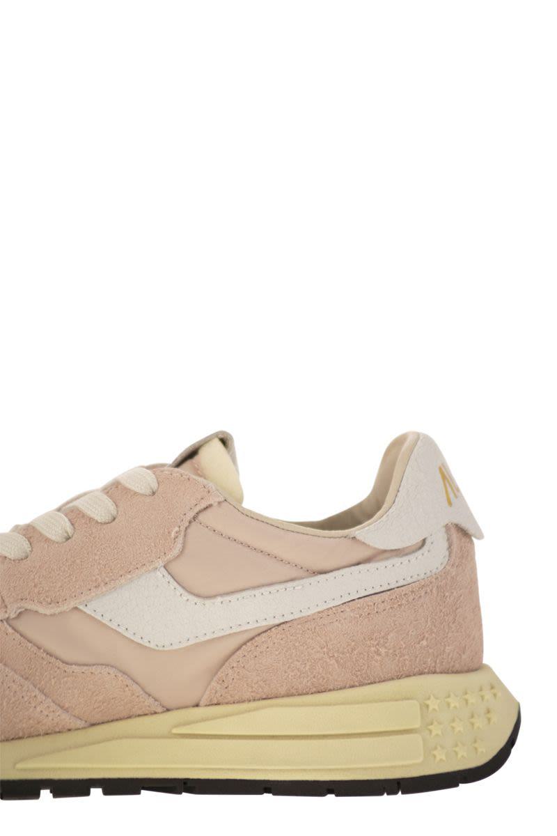 Autry Reelwind - Suede And Technical Textile Trainer