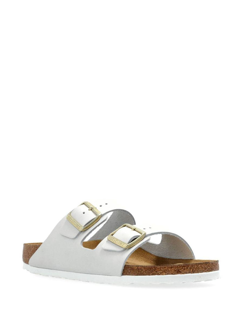 Birkenstock 'Arizona' Double-Strap Sandals In Off-White By Birkenstock