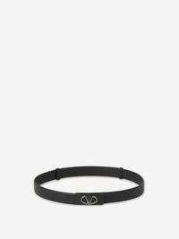 Valentino Garavani Logo Leather Belt