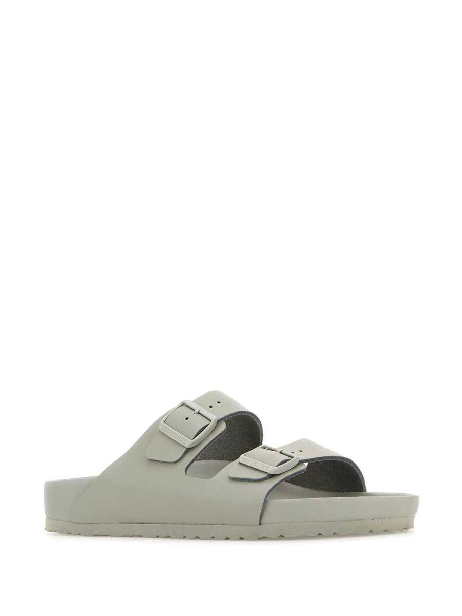 Birkenstock Arizona Exquisite Mineral Gray, Natural Leather Shoes