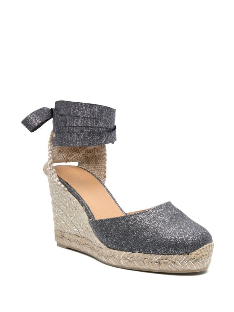 Castañer Carina Raffia Wedge Espadrilles